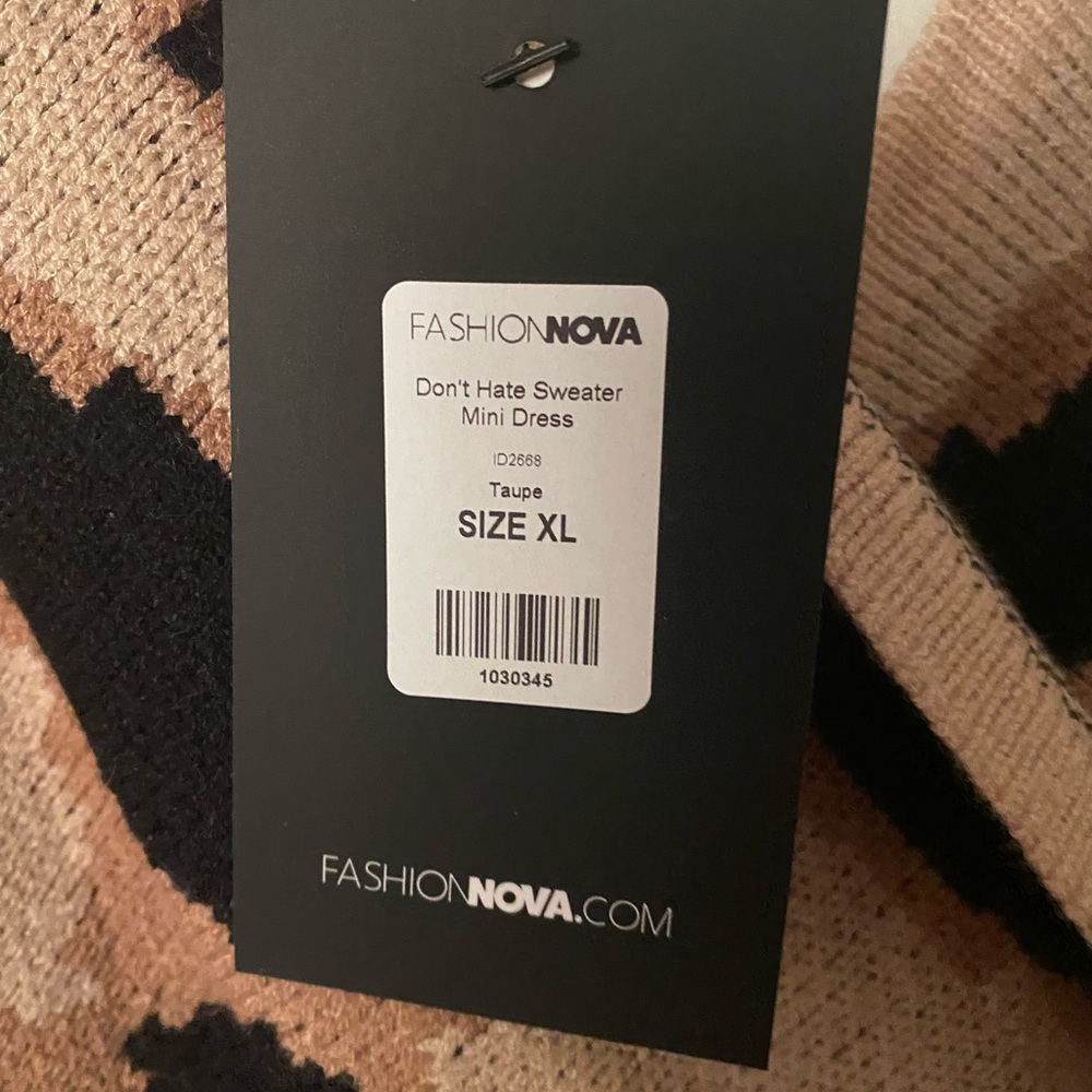 FASHION NOVA SWEATER DRESS - Picture 3 of 3